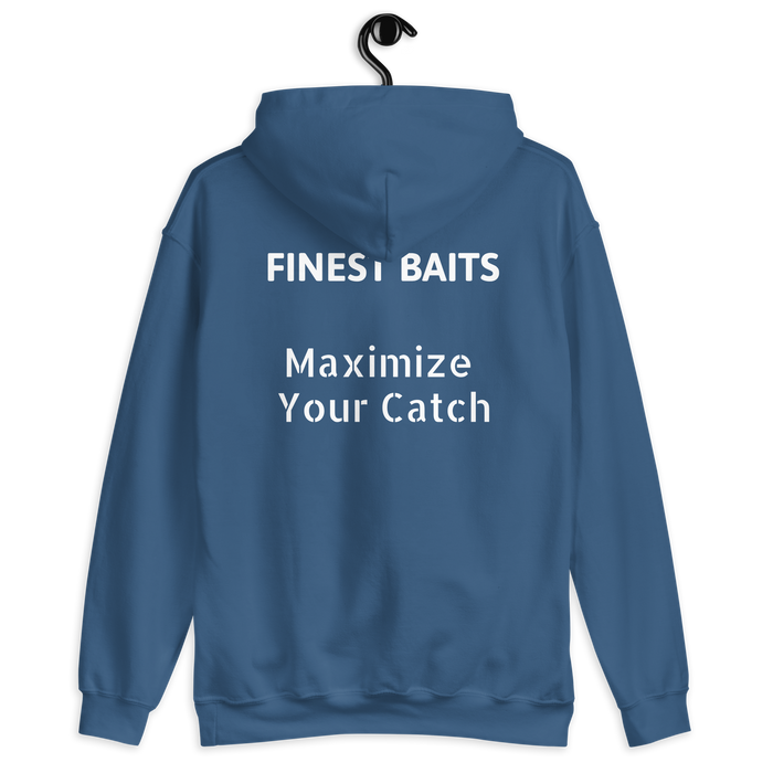 Finest Baits Hoodie met Vis Print