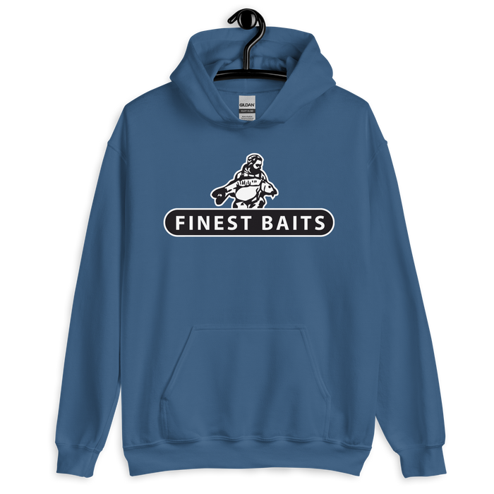 Finest Baits Hoodie met Vis Print