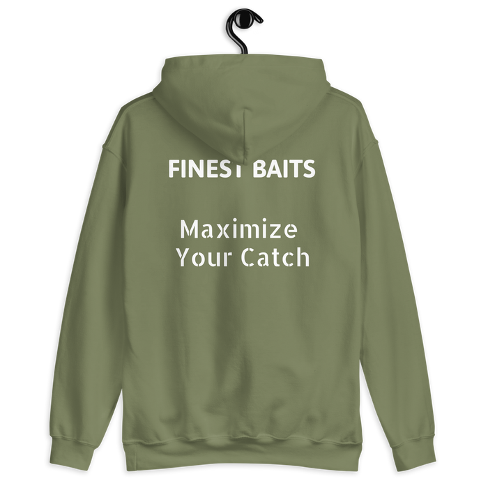 Finest Baits Hoodie met Vis Print