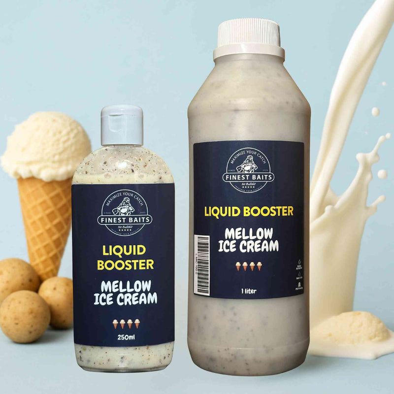 Mellow Ice Cream Liquid Booster Karper Boilies
