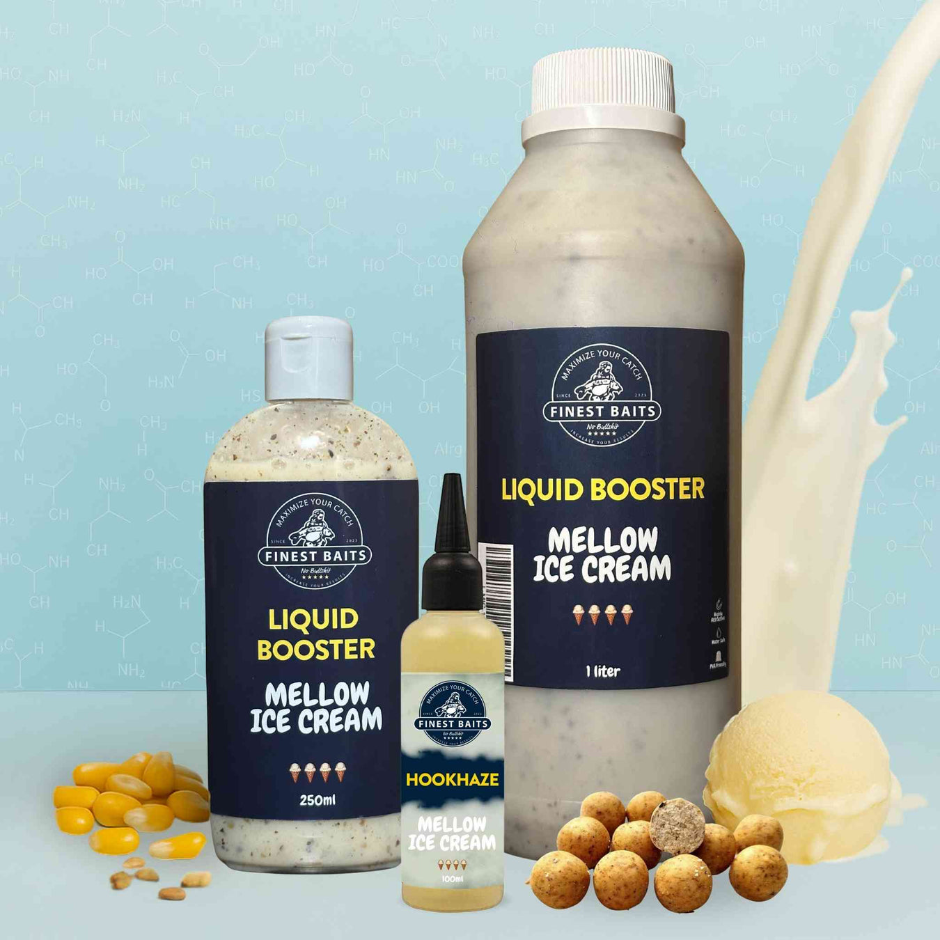 Mellow Ice Cream Range Boilies Finest Baits