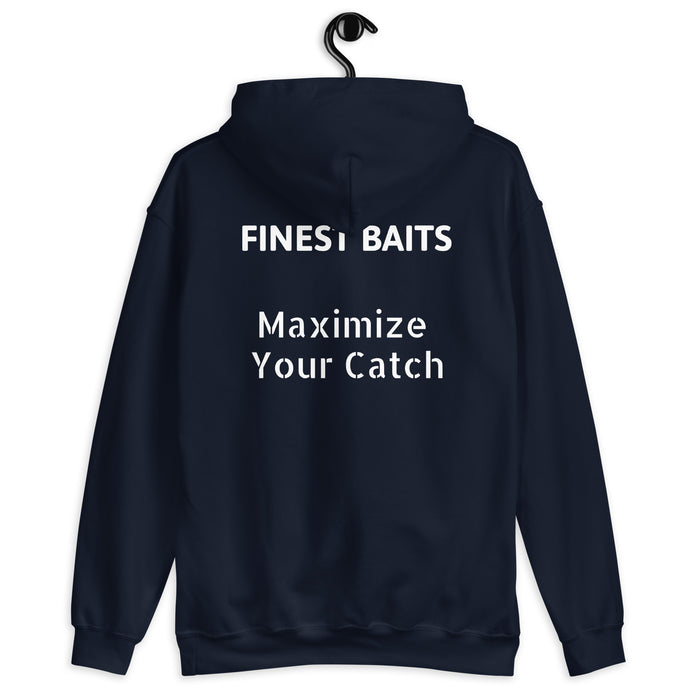 Finest Baits Hoodie met Vis Print